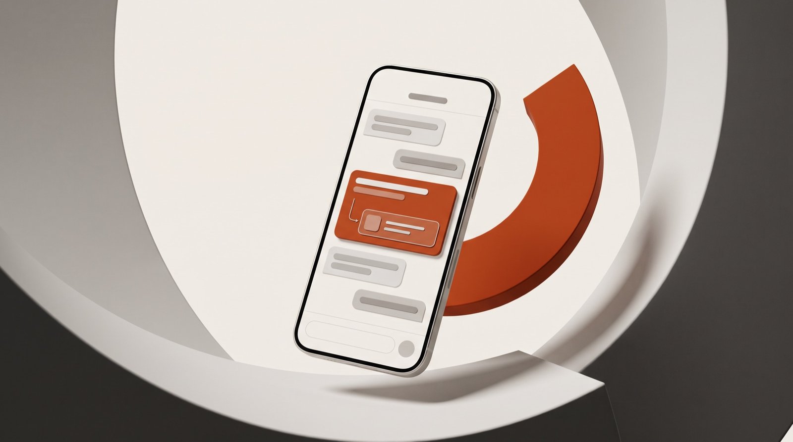 Smartphone showing an AI chat answer with a highlighted cited source card